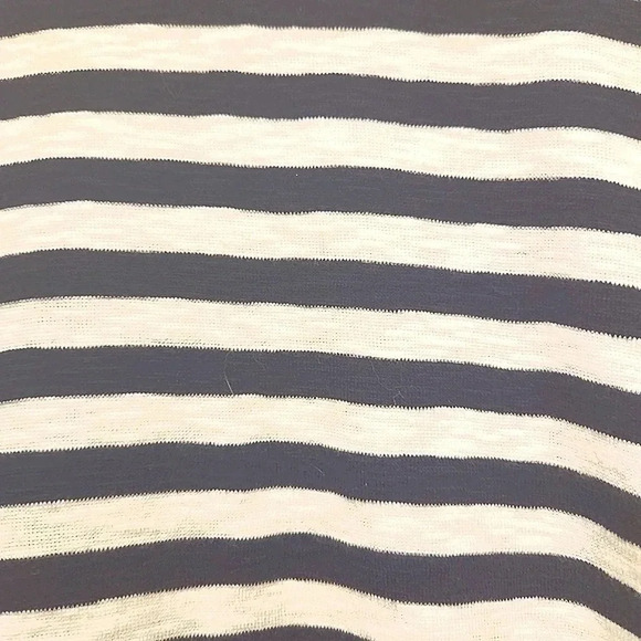 NWOT Talbots 3/4 sleeve nautical striped op & ruffled hem Size Small - Picture 6 of 6